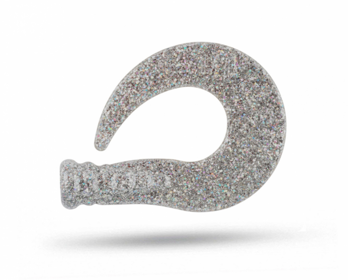 Ghosttail Magnum - Silver Glitter i gruppen Fiskedrag / Extra Tailar & Paddlar hos Örebro Fiske & Outdoor AB (Ghosttail Magnum 903)